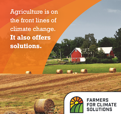 Farmers were a step ahead on climate change